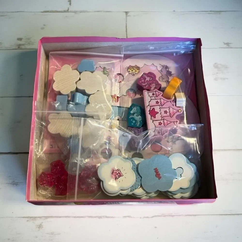 Haba Unicorn Glitterluck Cloud Stacking Game COMPLETE